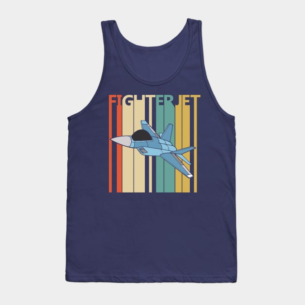Vintage Military Fighter Jet Tank Top by GWENT